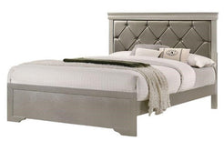 Amalia Champagne Bed & Mattress Combo