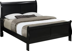 Black Philip Bed & Promo Pillow Top Mattress - Katy Furniture