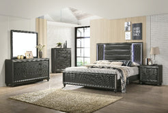 Moonstone Queen Bed w/ Nightstand & Chest