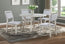 Blanche Round Table w/ 4 Chairs