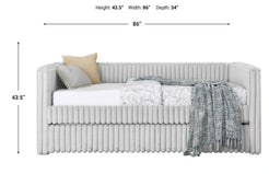 HAILEY DAYBED LIGHT GREY