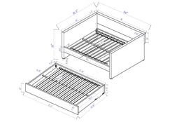 MOLLY DAYBED WHITE DOVE
