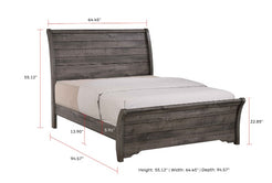 Scarlet King Bed