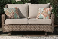Clear Ridge Glider Loveseat w/ Cushion