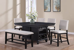 Marlene Counter Height Table w/ 4 chairs w/ FREE Bench