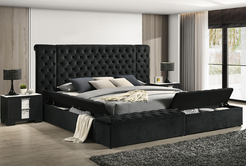 Liliana Black King Bed