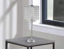 Chandelier Table Lamp Chrome