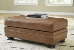 Carianna Leather Ottoman