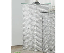 Crystal Pedestal Table