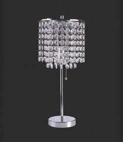 Chandelier Table Lamp Chrome