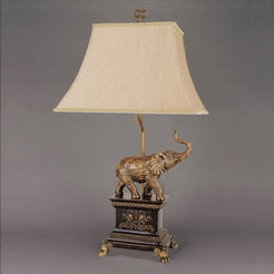 Elephant Table Lamp Gold