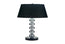 Table Lamp Silver & Black