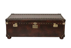 Campania 2 Drawer Buckeye Cocktail Table
