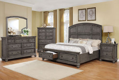 Grant Queen Bed w/ Dresser & Mirror