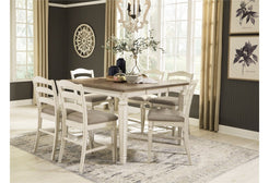 Realyn Square Table w/ 4 Chairs & 2 FREE Chairs