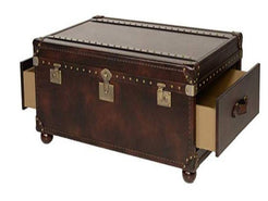Campania 2 Drawer Buckeye Cocktail Table