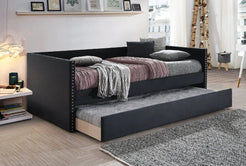Sadie Daybed w/ Trundle & 2 FREE Twin Mattresses
