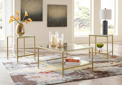 Zerika Coffee Table w/2 End Tables
